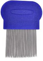 QD Professional Lice Nit Egg Remover Comb Stainless Steel Teeth Suitable for All Hair Type