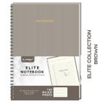 PRAGYA Elite Collection | Journal Notebook | A4 (21x29.7 CM) 160 Single Ruled Pages | 90 GSM | Hard Cover with Wire Binding | Executive Notebook of Personal and Office Notes | Pack Of 1