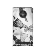 Casotec Butterflies Design Printed Silicon Soft TPU Back Case Cover for Micromax YU Yuphoria