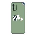 GADGETSWRAP Printed Vinyl Skin Sticker for Nokia G21 - funny cow egg