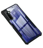 COBERTA Back Cover for realme 6 Back Cover Case - Black Transparent