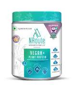 NRoute Plant Protein Powder 250g, Post-workout supplement for Muscle Growth & Recovery, Vegan Proteins for Strength Recovery, Ideal for Diabetics, Chocolate Flavour