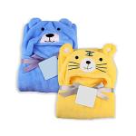 MY NEWBORN Combo of 2 Hooded Bath Towel for 0 to 12Months | Maternity Gifts | Baby Wash Clothes | Baby Bathing Set