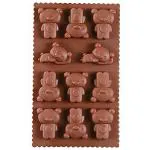 MoldBerry Chocolate Silicon Chocolate Mould Tray for Cake Decoration | (Teddy Bear Mould)