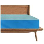 SAVOY CONCEPTS Feel Terry Ultra Soft Waterproof Cotton Mattress Protector, Turquoise (78 x 72 inch)