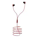 iAir S8Max in-Ear Wired Earphone with Mic, 3.5mm Audio Jack, Enhanced bass with Dynamic style, Soft Silivon Ear Tips Compatible with All Devices - Red