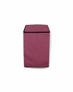 The Furnishing Tree Washing Machine Cover Maroon Compatible for LG 7 KG Fully-Automatic Top Loading T70SJAS1Z