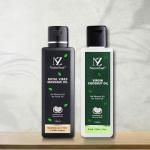 NatureZest Skin care Sandalwood Royal Vibes Massage oil & Virgin Coconut Oil combo pack, (100ml, 100ml)