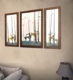 Shree Kala Black & Golden Deer Painting