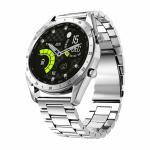 Vibez by Lifelong Sigma 1.39 Inch, Luxury Smartwatch with Metal Case & Stainless-Steel Strap, 360 * 360 px High Resolution with 60Hz Refresh Rate, Bluetooth Calling & Health Monitoring (VBSW2142, Silver)