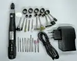 amiciTools Electric Grinder Tool Kit, DIY 5V Rotary Drill 15000RPM with 30 Pcs Accessories for Polishing, Cleaning and Engraving