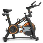 beatXP Frostclaw Spin Exercise Bike | Exercise cycle for home & Gym workout with Flywheel: 4 kg, Max Weight:110 kg | LCD Monitor, Adjustable Resistance & Seat | Mobile Phone Holder
