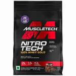 BIGNLEAN.COM MuscleTech Nitrotech 100% Whey Gold, 4 kg Double Rich Chocolate