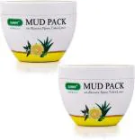 Sunny Herbals Mud Pack With Aloevera Neem, Tulsi And Lemon - 150 g (Pack of 2)