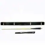 Club 147 Wooden And Leather Snooker Cue And Leather Cue Case