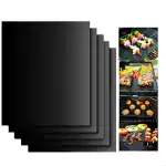 Jubilant BBQ Grill Mat, Non-Stick Teflon Coated Reusable Barbecue Baking, Cooking (15.75 x 13Inch, Set of 8) Incomplete