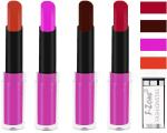 OUR BEAUTY Multicolor Rich Colour Payoff Long Stay Soft Matte Lipstick (Set Of 4)