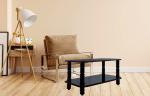 PEDPIX Engineered Wood BLACK Coffee Table Print Design