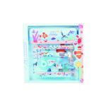 Roly Poly India Sea Animal Theme Stationery Kit for Kids - Stationery Box Pencil Pen Eraser Sharpener and Cartoon Pencil Box- Stationary Kit Set for Boys and Girls, Birthday Gift for Kids (Multicolor)