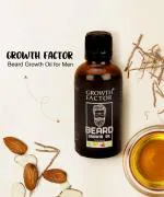 GROWTH FACTOR- GOES TO THE ROOT Beard Growth Oil for Men| Fast Natural Growth| 10 herbs 10X Result| Beard Hair Growth and Mustache. 30 ml