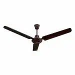 Orient Electric Rapid Air 1200mm ceiling fan for your home | Ribbed Blades and durable copper motor (Brown, pack of 1)