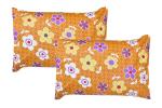 Gharsaaz Multicolor Printed Polycotton Pillow Covers Set of 2