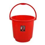 Cello Red Plastic Super Deluxe Bucket - 25 L