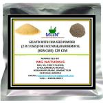 MGBN Gelatin With Chia Seed Powder 2 In 1 Uses For Face Mask, Hair Removal Skin Care 125 gm