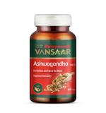 Vansaar Ashwagandha Tablets 60 Tablets (From The House Of Baidyanath) Helps Relieve Stress And Anxiety