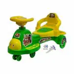 Goyal's Green Plastic Tuk Tuk Senior Magic Car Ride for Kids