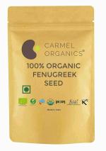 CARMEL ORGANICS USDA Certified Fenugreek Seed/Methi Seeds (Whole, 340 Grams)