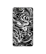 Casotec Black White Design Printed Silicon Soft TPU Back Case Cover for XOLO Era 4G