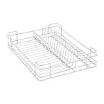 Peacock Colors Stainless Steel Modular Kitchen Cabinet Storage Basket