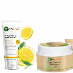 ARYUSA Age miracle Night Cream & VITAMIN C FACEWASH Combo Pack Enriched with the natural goodness of Herbals Licorise, Avacado oil and Vit C Fruit extract|Deeply cleaning|Natural feeling