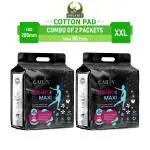 Cailin Care Extra Long Cotton Sanitary Pad for Day & Night Protection (Total 80 Pads | XXL | 280mm)