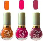 OUR Beauty Multicolor Extra Shine Long Wear Durable Nail Polish Nv25, 18 ml (Pack Of 3)