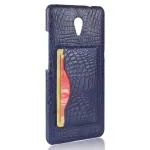 EXCLESIOR Lenovo P2 Blue Shockproof, Card Holder Slot, PU leather Back Cover