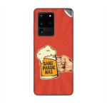 GADGETSWRAP Printed Vinyl Skin Sticker for Samsung Galaxy S20 Ultra - sahi-pakde-hai