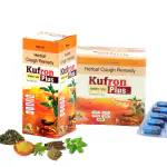 Ashwaveda Healthcare Kufron Tablets-100 and Syrup-100ml Combo for Cough of allergic,infective or asthmatic origin.