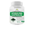 Fitness Prime Spirulina Pure & Organic Extract for Overall Wellness 60 Capsules(Pack of 1)