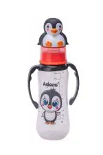 Adore Woah! Character Hood Baby Feeding Bottle- BIS Certified -Anti-Colic -Narrow Neck - 250 ml