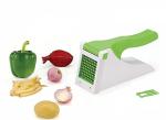 KITCHUB French Fries Chips Maker Machine Snacks Cutter CHIPSER Vegetable Slicer Chopper Kitchen Gadgets Kitchen Tool & Accessories Green
