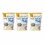 Dr. RBL's Black Wheat Flour | 100% Natural Whole Wheat 0% Maida| Fresh Chakki Atta-Pack of 3