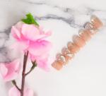 Gleevia Acrylic Multicolor 24 Tips Pre-Designed Reusable Fake Nails With Glue, Pusher And Filer - Presson257