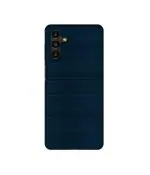 Casotec Blue Line Design 3D Printed Hard Back Case Cover for Samsung Galaxy A13 5G