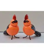 Sagun Handicrafts Andhra Etikoppaka Wooden Hand Made Home Decore Birds