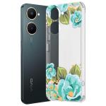 Fashionury Silicone Designer Printed Back Case Cover for Vivo Y03 -D2122