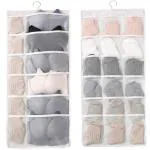 Jay Gatrad Seller Hanging Storage Organizer Hanging Storage Bag Large Double Sided 30 Grid