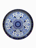 KOLOROBIA Pristine Turkish Wall Plate (10 inch) | Decorative Wall Plate |Home Decoration | Living Room| Bedroom| Office Décor