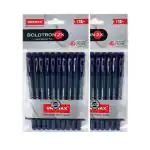 UNOMAX Boldtron RT Ball Point Pens - Pack of 30 (30 Blue) | Fast-Flowing Ink, Pocket-Friendly, Budget-Friendly, Ideal for Daily Use and Fine Handwriting
